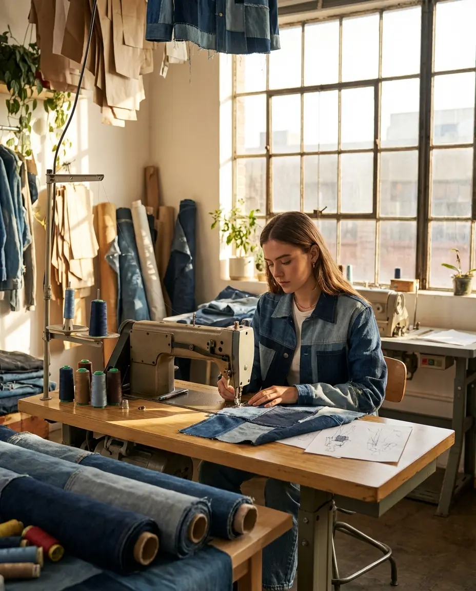 Как Мария переосмысливает винтаж: кейс по апсайклу денима